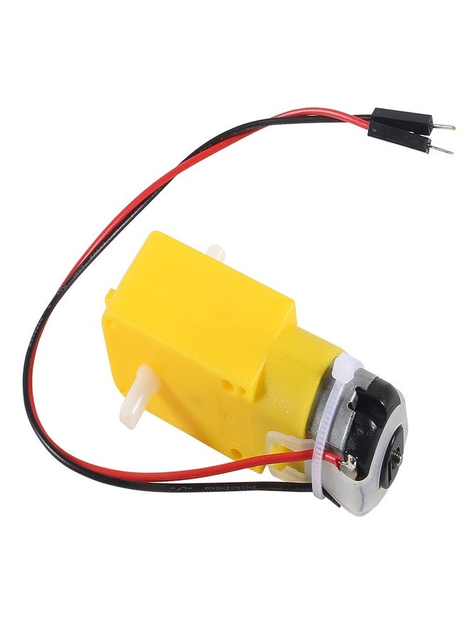 ACEIRMC 8pcs TT DC Gearbox Motor Dual Shaft 3-6V Gear Motor 200RPM Ratio 1:48 Shaft Motor with 2.54mm Wire for Arduino Smart Car Robot - Image 4